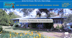 Desktop Screenshot of jamesfarmhouse.com.au