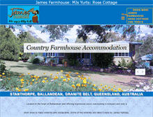 Tablet Screenshot of jamesfarmhouse.com.au